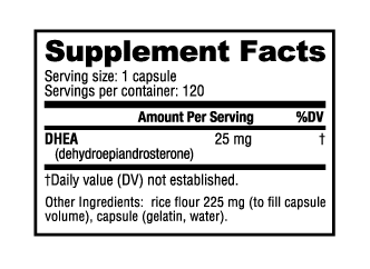DHEA 25mg Nutrabio