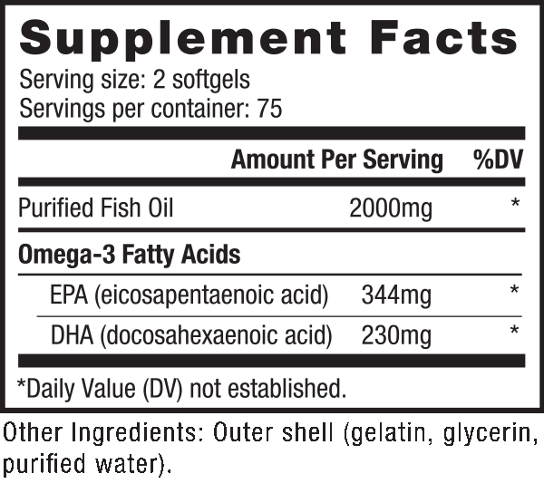 Omega 3 Fish Oil