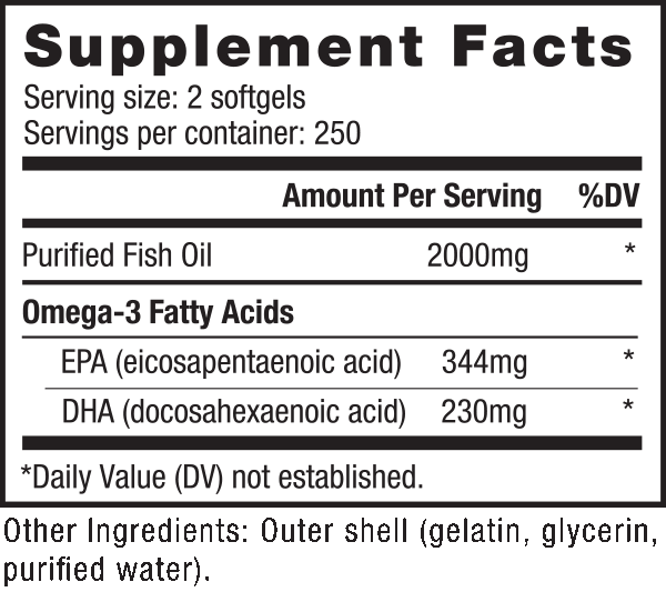 Omega 3 Fish Oil