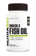 fish oil white bottle by nutrabio 500 ct