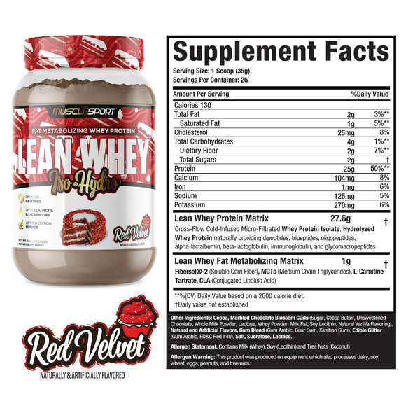 Lean Whey Isolate Protein- Hydrolized