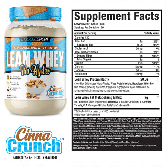 Lean Whey Isolate Protein- Hydrolized