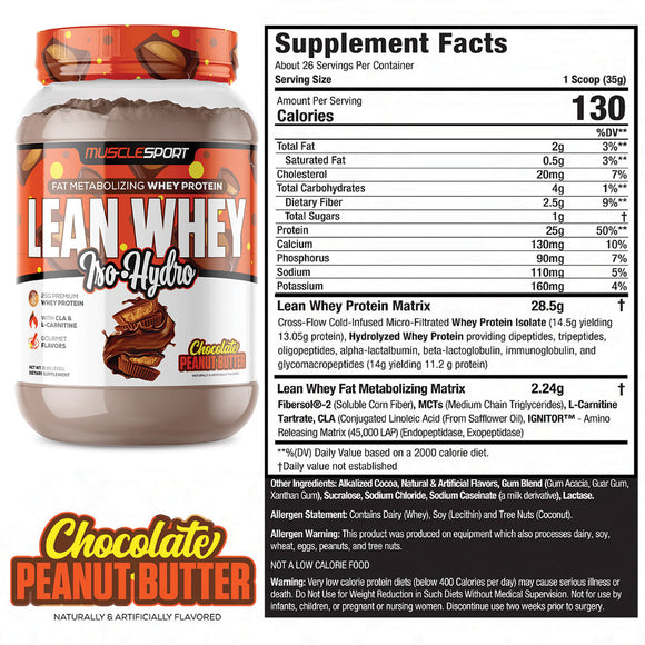 Lean Whey Isolate Protein- Hydrolized