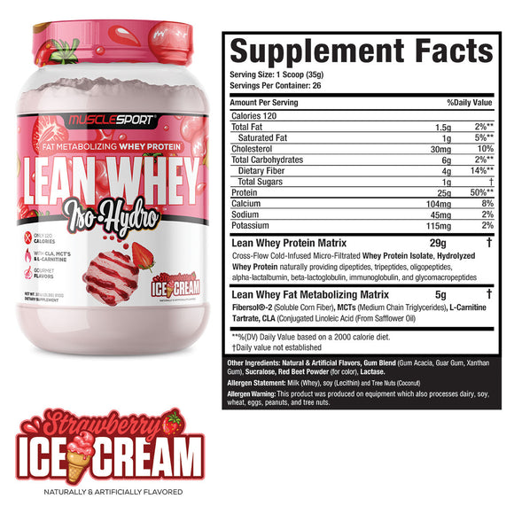 Lean Whey Isolate Protein- Hydrolized