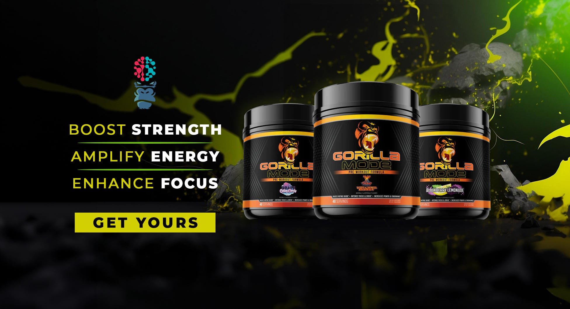Banner for preworkout
