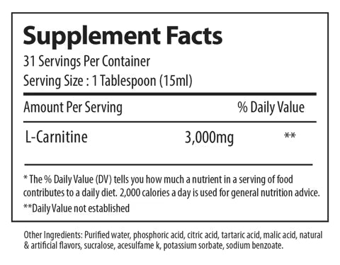 L-Carnitine 3000 by Alpha Supps