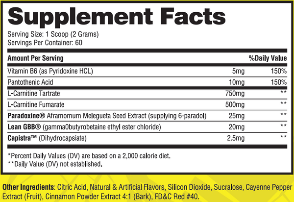 CarniShred™ Thermogenic Fat Burning Powder