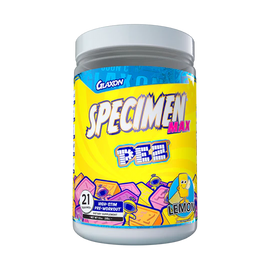 glaxon pez specimen max preworkout container