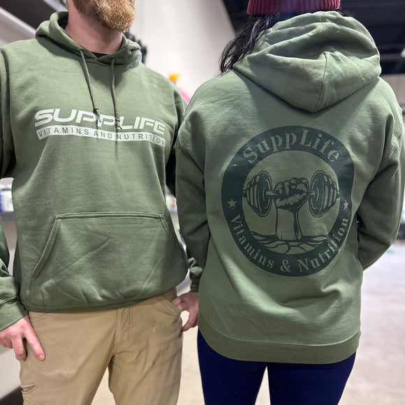 SuppLife Olive Hoodie