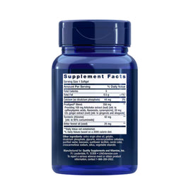 life extension bloat relief soft gels supplement facts