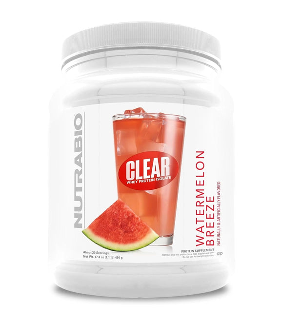 Clear Whey Isolate Protein by NutraBio