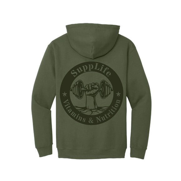 SuppLife Olive Hoodie