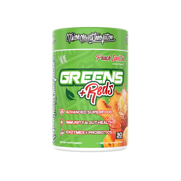 vmi sports greens and reds peach iced tea