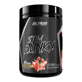 alpha supps stim junky pre workout watermelon strawberry