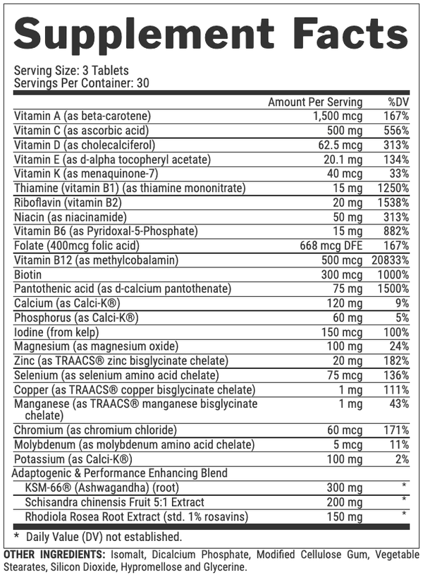 Vitadapt Multivitamin- Nutrex Research