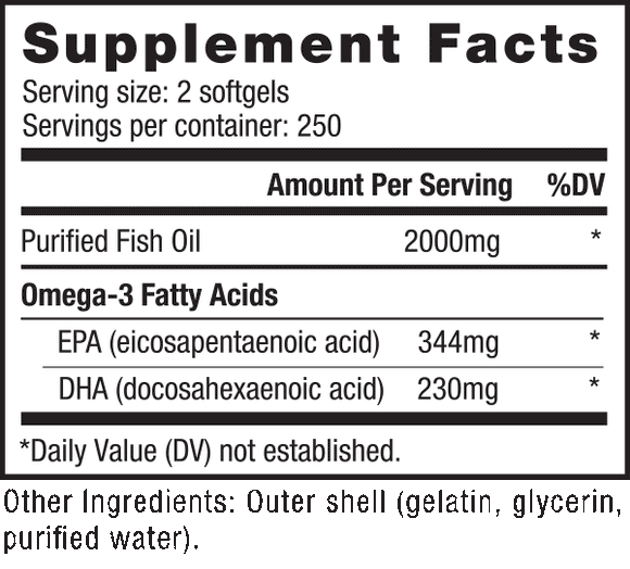Omega 3 Fish Oil