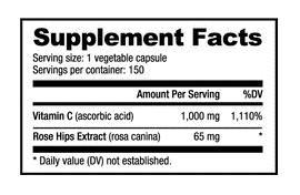 Vitamin C Capsules NB - 0