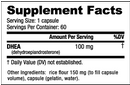 DHEA 100mg Nutrabio-2