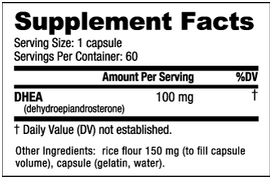 DHEA 100mg Nutrabio - 0