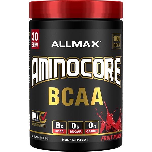 Allmax Aminocore Fruit Punch 30 Serving Container