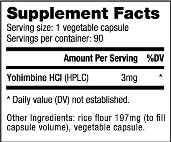 Yohimbine HCL