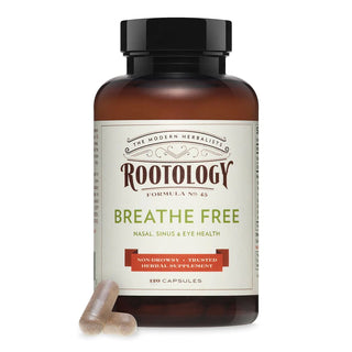 Rootology Breathe Free Bottle 120 Capsules